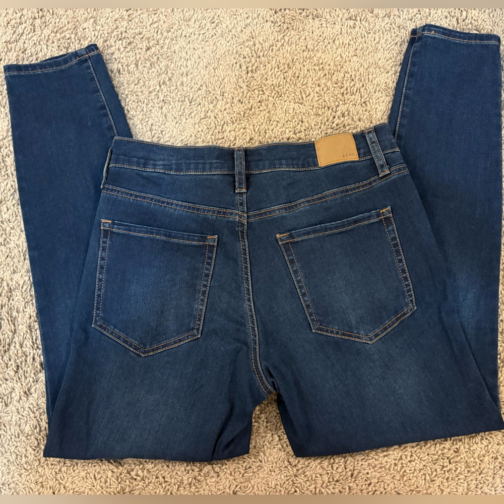 💙Aeropostale • Blue Straight Jeans Versatile Everyday Wear • 6 short - Picture 4 of 7